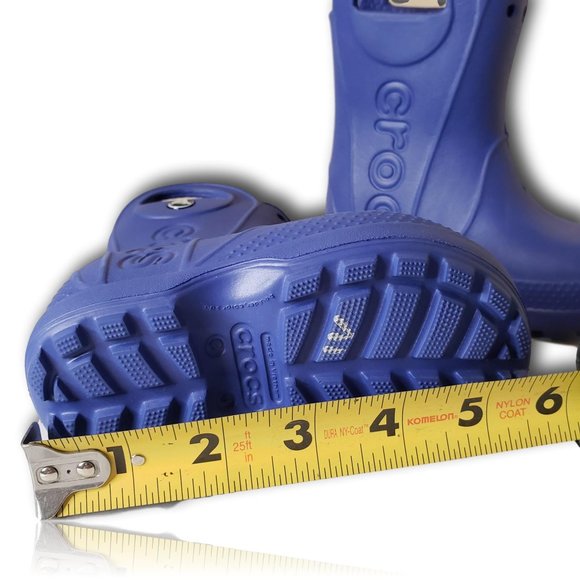 Crocs Kids rain boots blue . size "C 6" - Picture 3 of 8